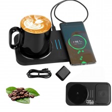 2 in 1 Coffee Mug Warmer with Wireless Charger
